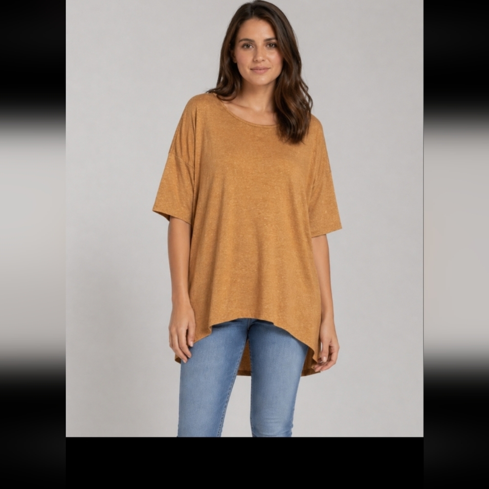 LULAROE Irma Heathered Oversized Tunic Small